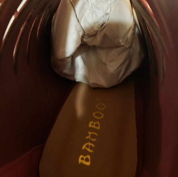 NEW Bamboo Open Toe Shoes size 7.5 - Picture 6 of 9